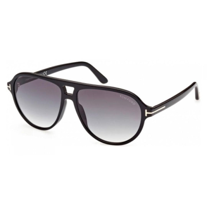 Tom Ford Jeffrey FT 0932 01B, AVIATOR Sunglasses, MALE