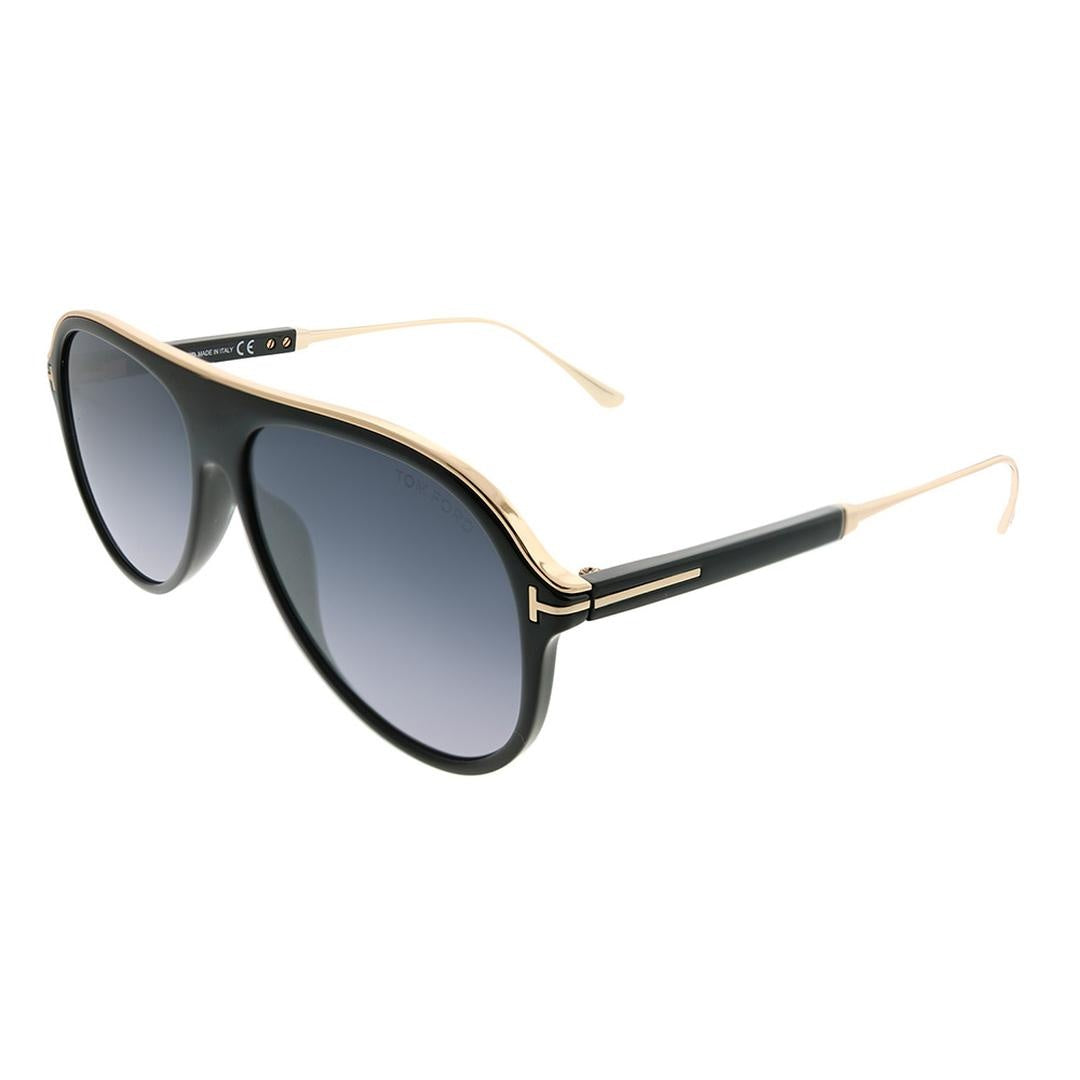 Tom Ford Nicholai-02 FT 0624/S 01C, AVIATOR Sunglasses, MALE