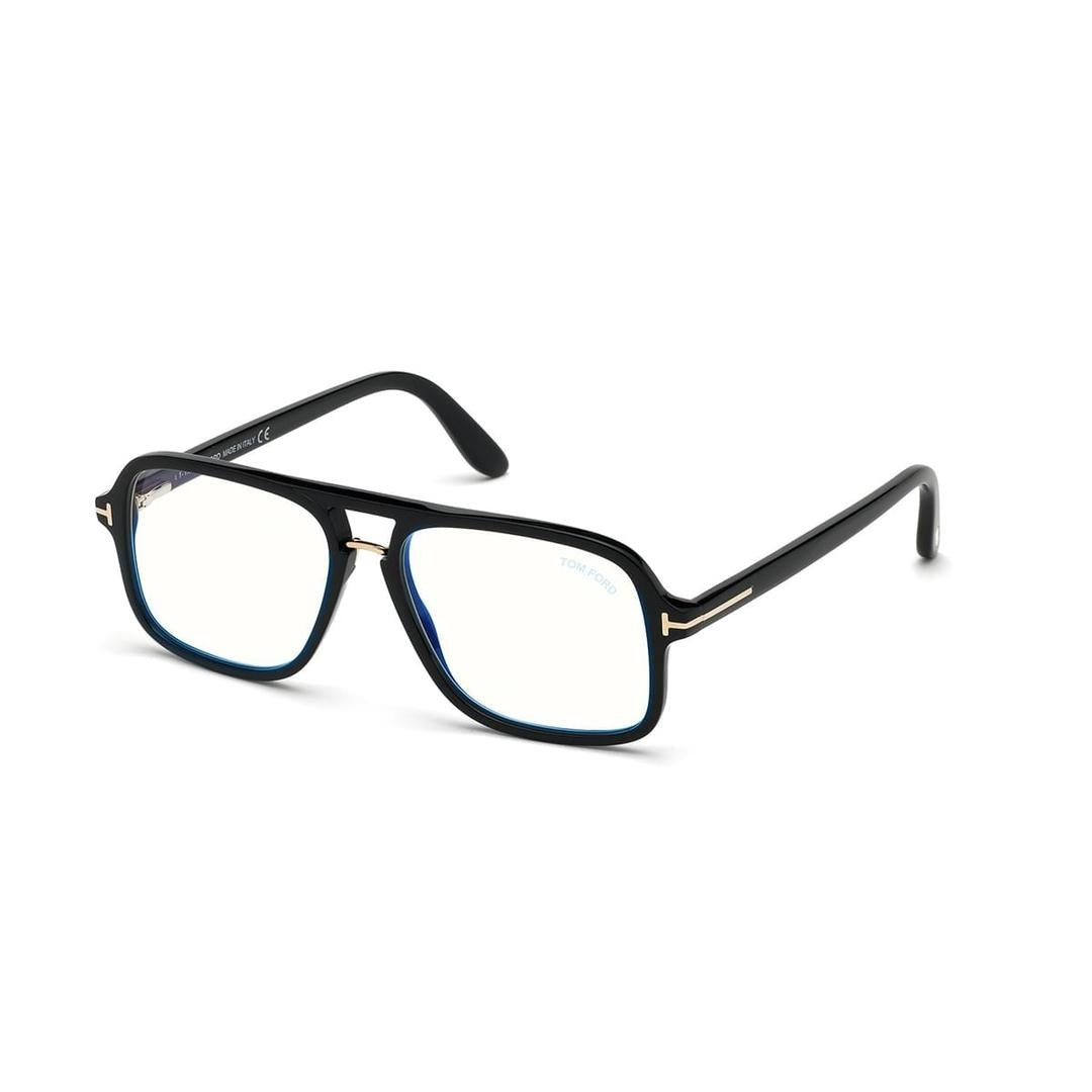 Tom Ford FT5627-B Blue-Light Block 001 Men's Glasses Black Size 55 - Free Lenses - HSA/FSA Insurance - Blue Light Block Available