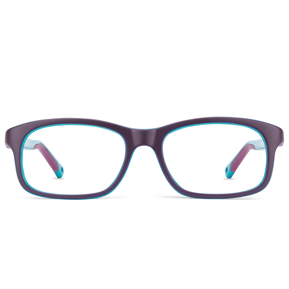 Nano Vista Indestructible Arcade SC - Unbreakable Kids Eyeglasses with Solar Clip-On Lenses