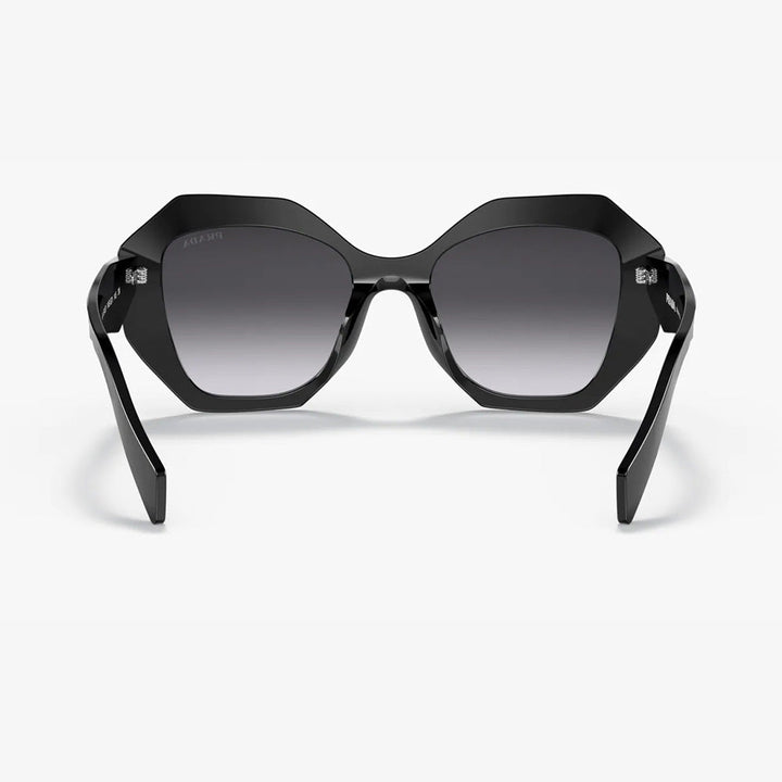 Prada PR 16WS 1AB5D1 53 Women's Sunglasses - Black Irregular Frame, Gray Shaded Lenses