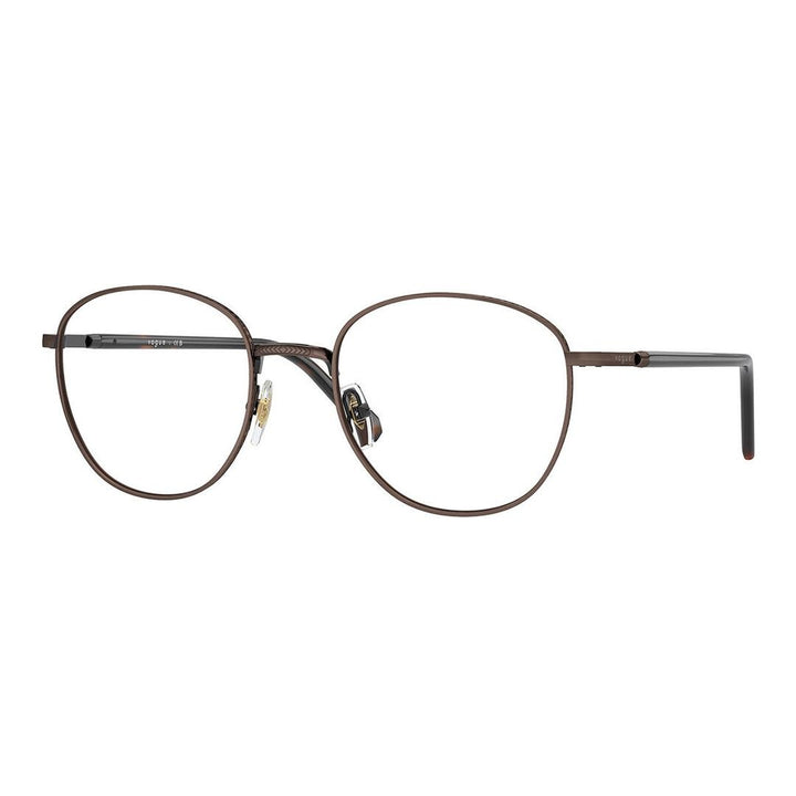 VOGUE EYEWEAR Man VO4291  5135 Optical Frames Metal Brown Transparent Pantos Normal
