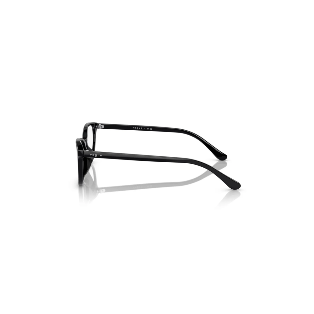 Vogue Eyeglass VO5502DW44 For Woman Shape Cat Eye Black Acetate 54-16-145