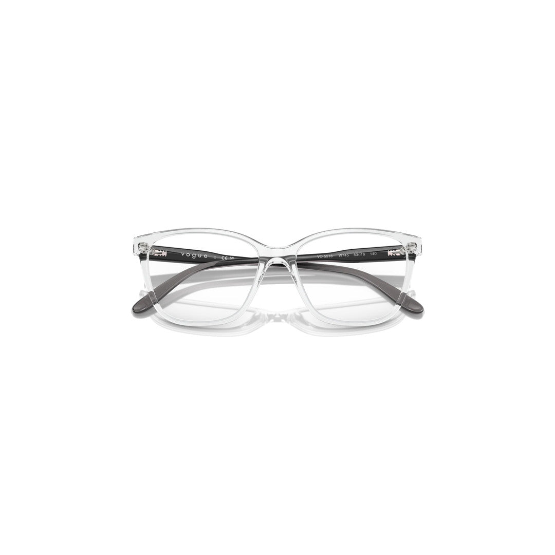 Vogue Eyeglass VO5518W745 For Woman Shape Pillow Transparent Nylon 51-16-140