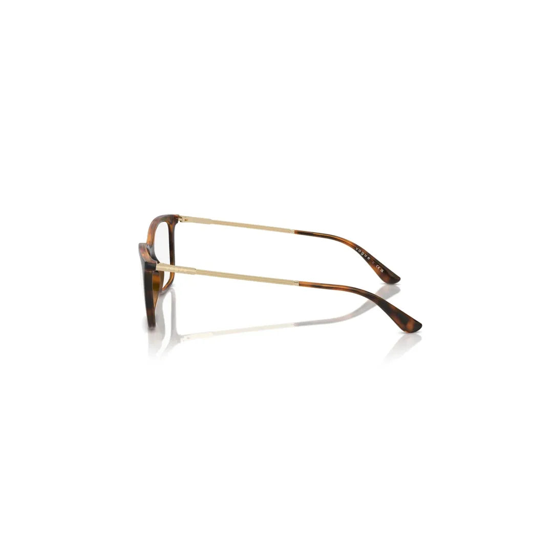 Vogue Eyeglass VO5563W656 For Woman Shape Butterfly Dark Havana Nylon 53-17-140
