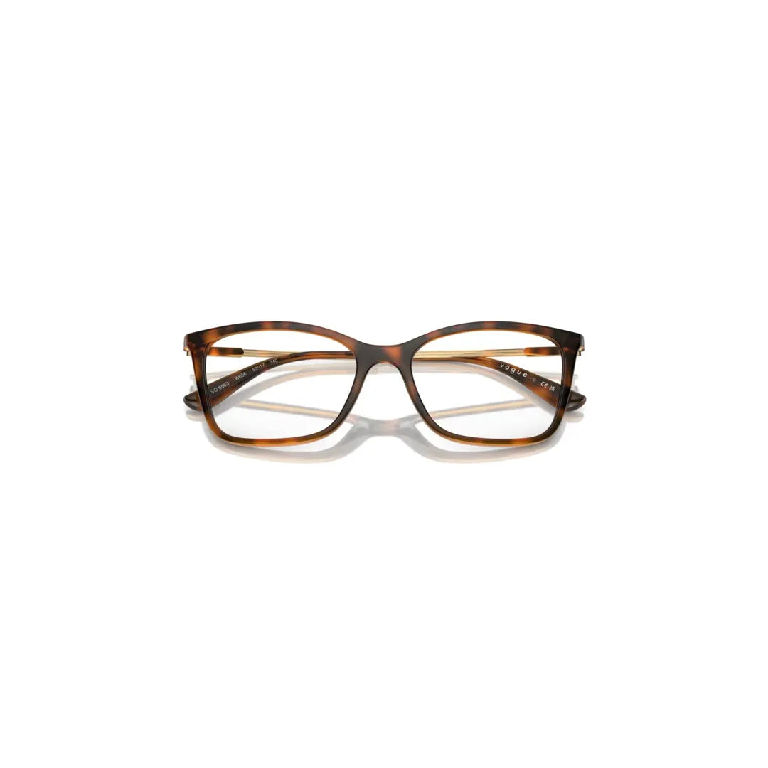 Vogue Eyeglass VO5563W656 For Woman Shape Butterfly Dark Havana Nylon 53-17-140