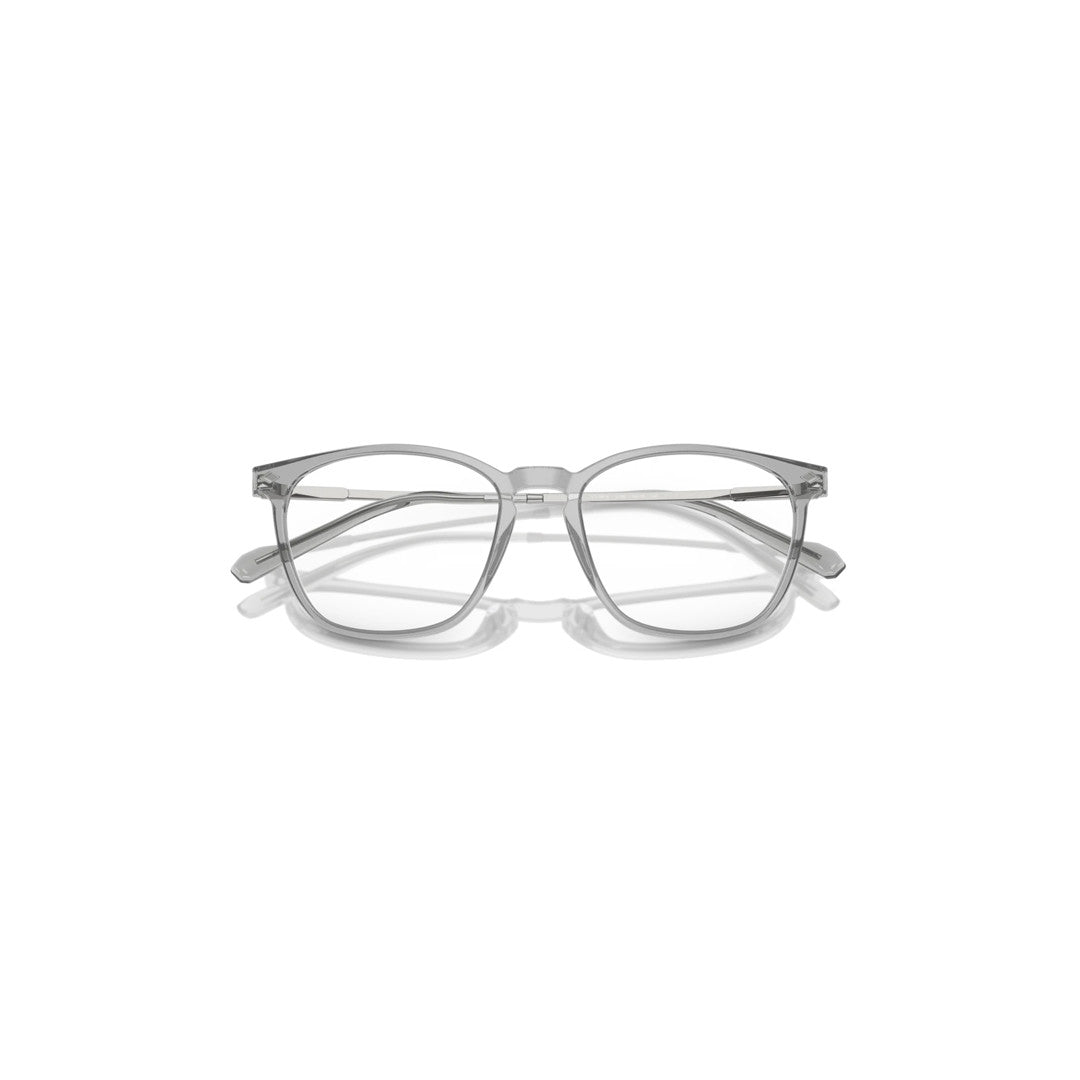 Vogue Eyeglass VO56143188 For Man Shape Pillow Transparent Grey Acetate 51-18-145