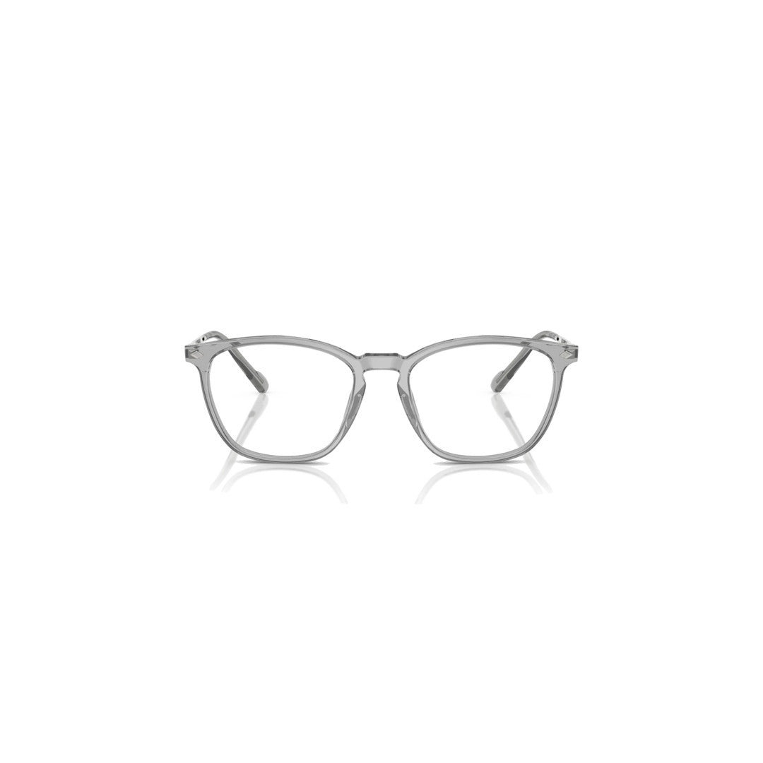 Vogue Eyeglass VO56143188 For Man Shape Pillow Transparent Grey Acetate 51-18-145