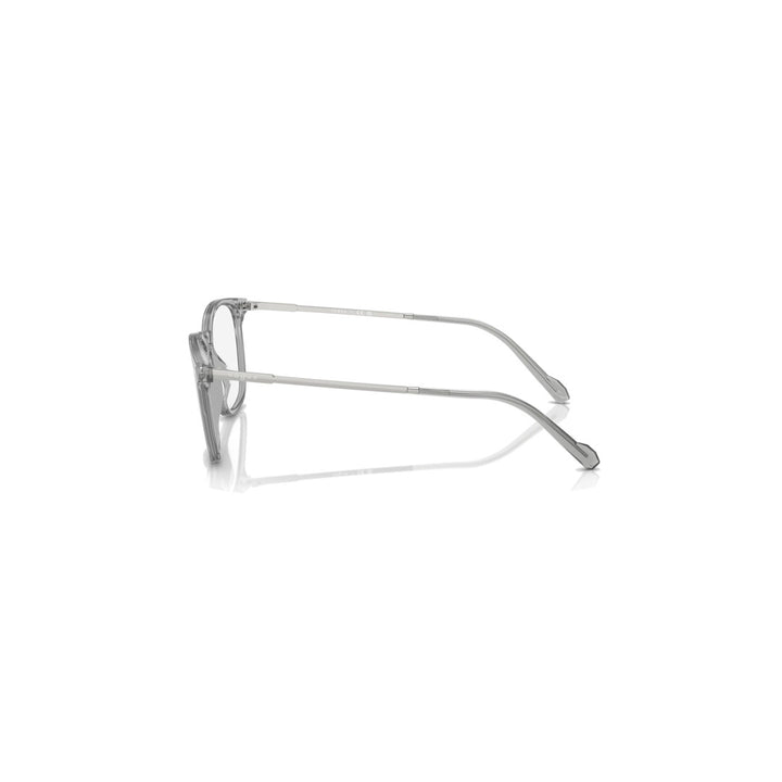 Vogue Eyeglass VO56143188 For Man Shape Pillow Transparent Grey Acetate 51-18-145
