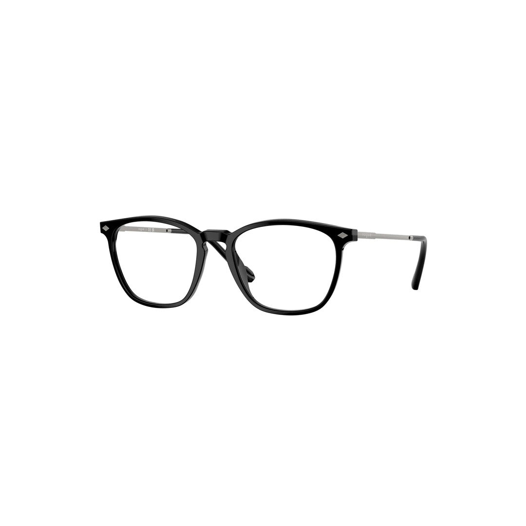 Vogue Eyeglass VO5614W44 For Man Shape Pillow Black Acetate 51-18-145