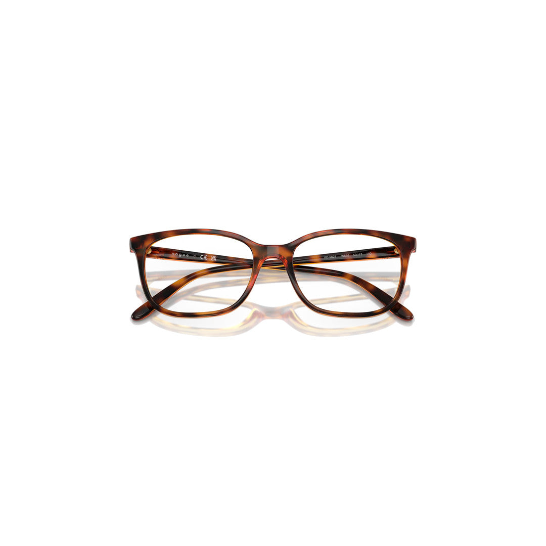 Vogue Eyeglass VO5621W656 For Woman Shape Pillow Dark Havana Nylon 51-17-140