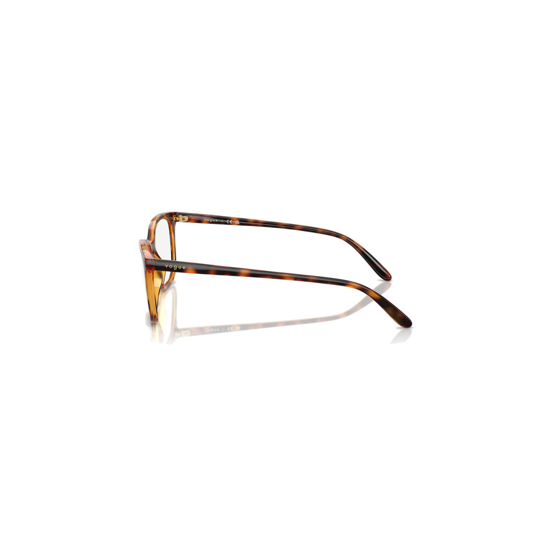 Vogue Eyeglass VO5621W656 For Woman Shape Pillow Dark Havana Nylon 51-17-140