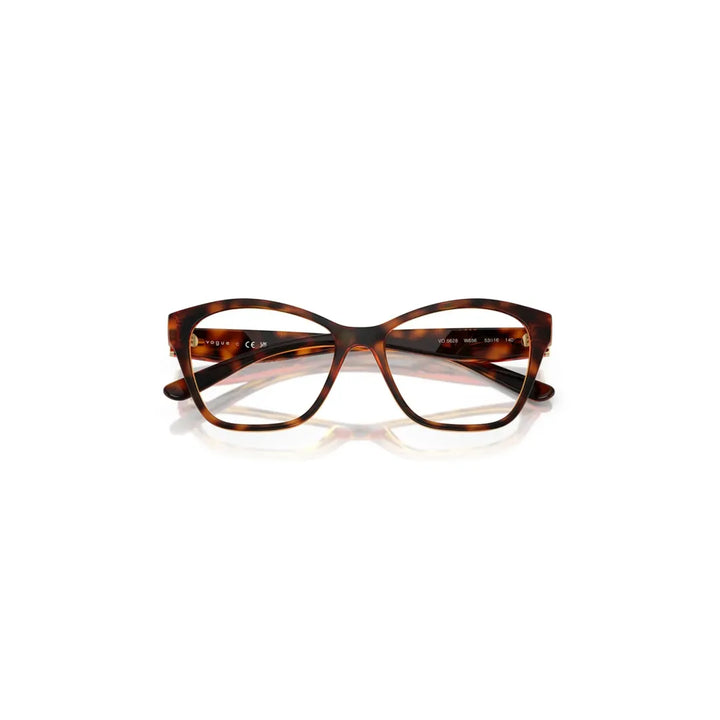 Vogue Eyeglass VO5628W656 For Woman Shape Irregular Dark Havana Nylon 51-16-140