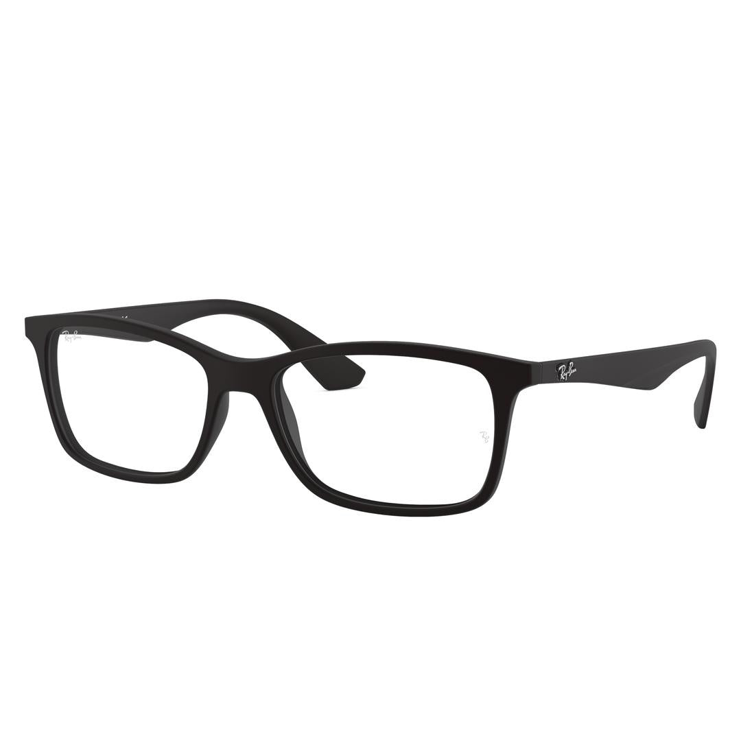 Ray-Ban 7047 Eyeglasses 5196 - Black Men Rectangle
