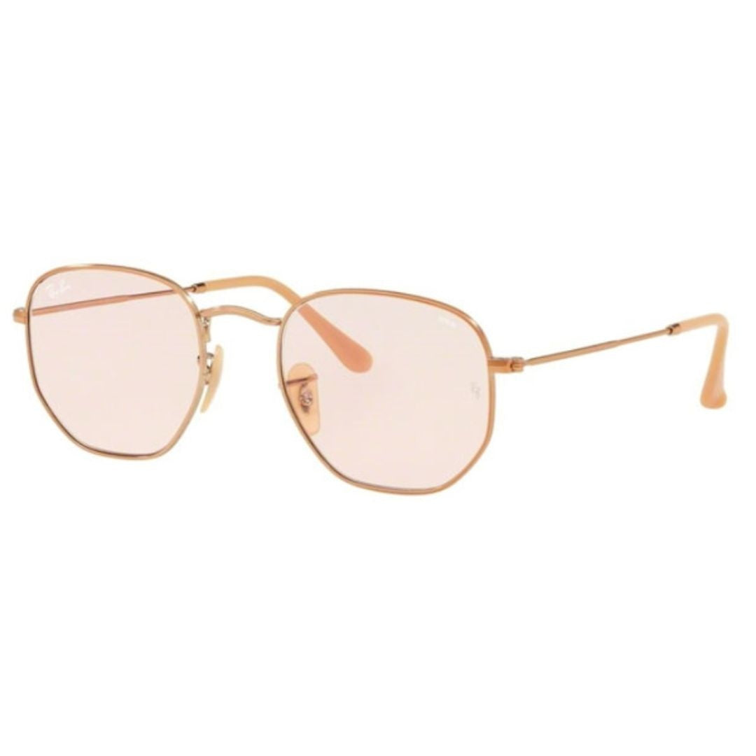 Ray-Ban Hexagonal RB 3548N 9131/0X M, ROUND Sunglasses, UNISEX, Available with Prescription