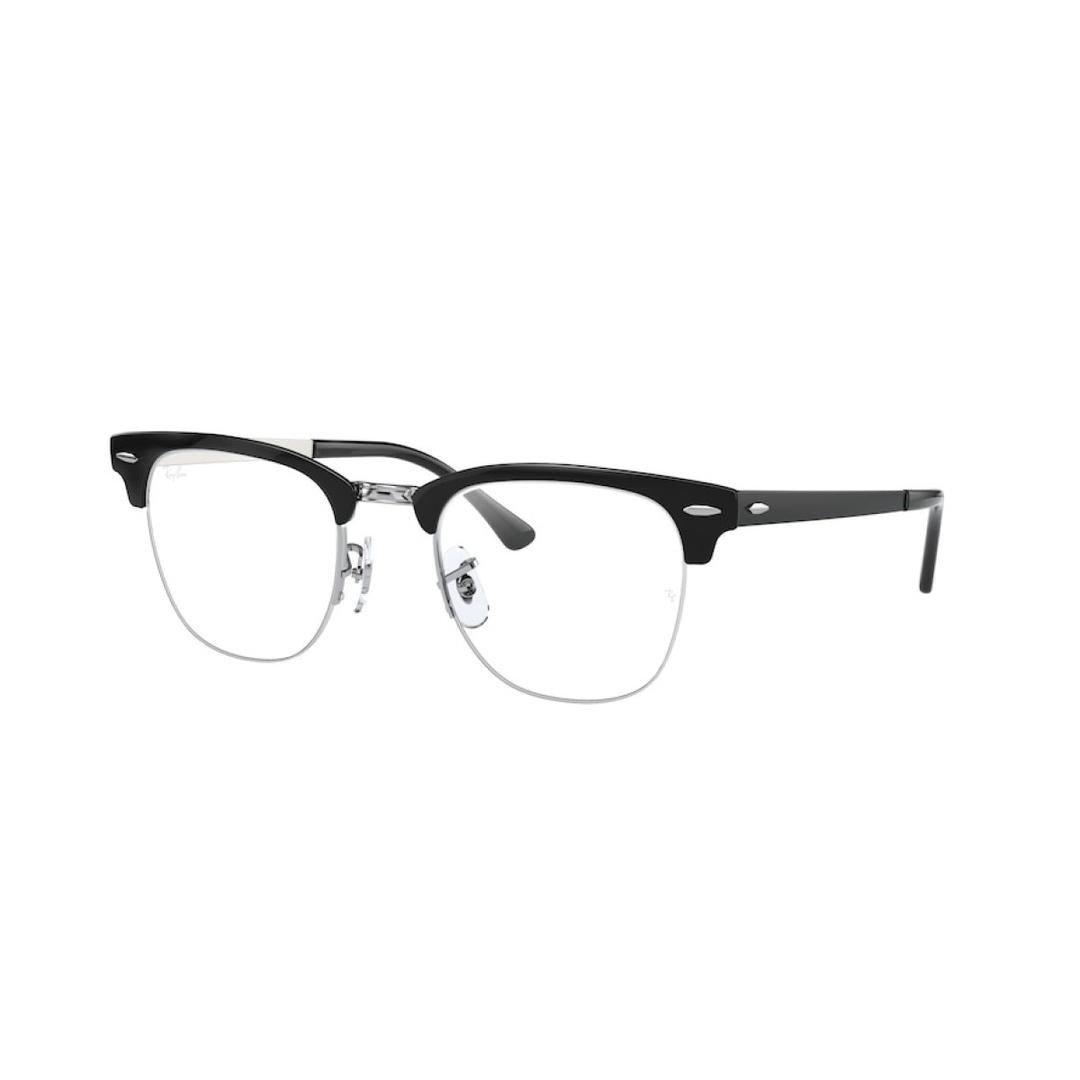 Ray-Ban Clubmaster Metal 3716VM Eyeglasses 2861 - Black Unisex Square