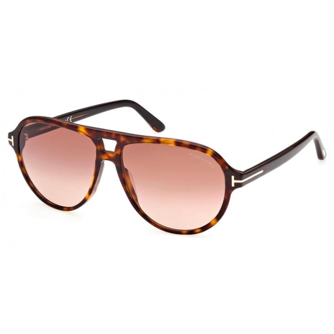 Tom Ford Sunglasses FT0932 Jeffrey 52F Dark Havana Brown Gradient