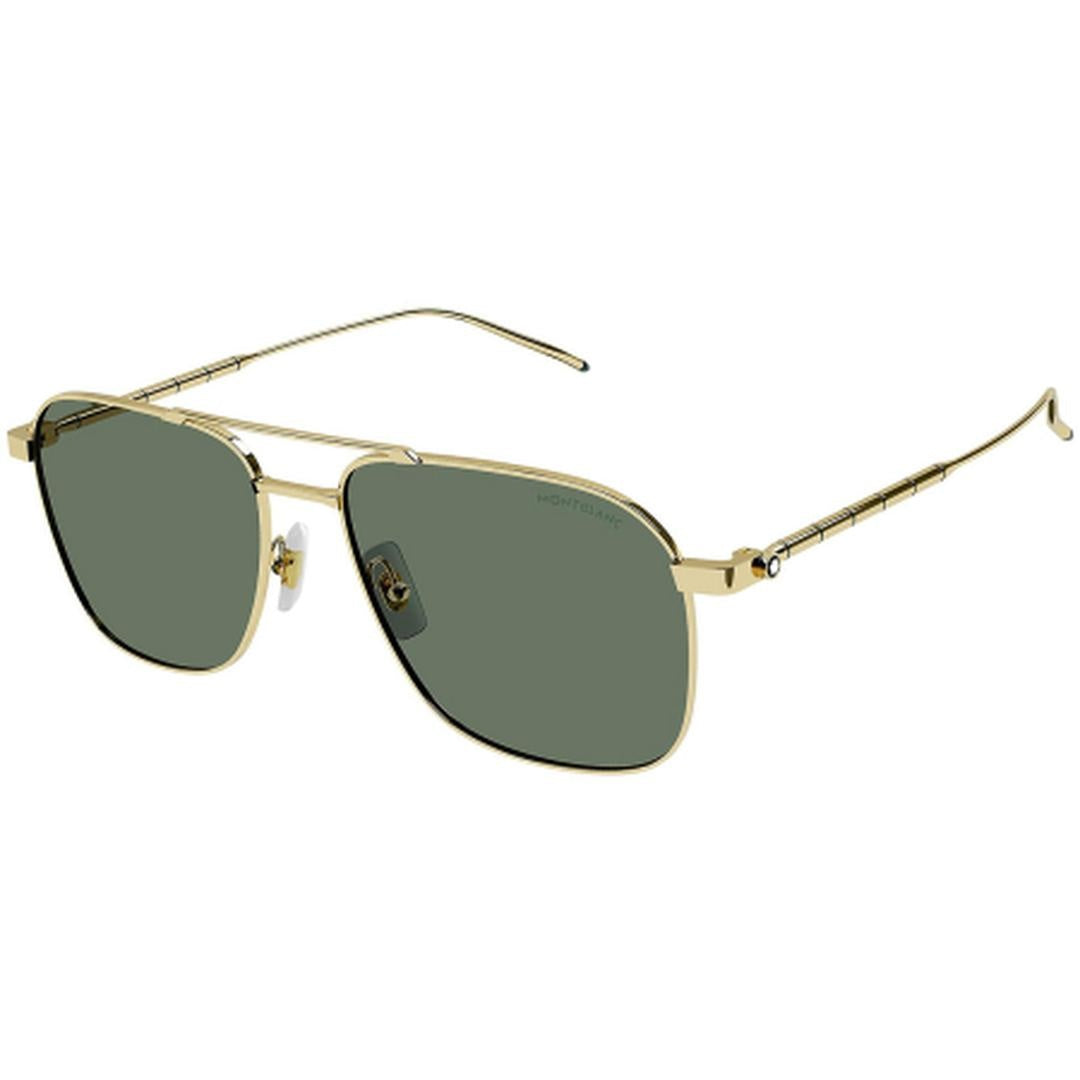 Mont Blanc MB0214S 007 Men's Sunglasses Gold Size 60