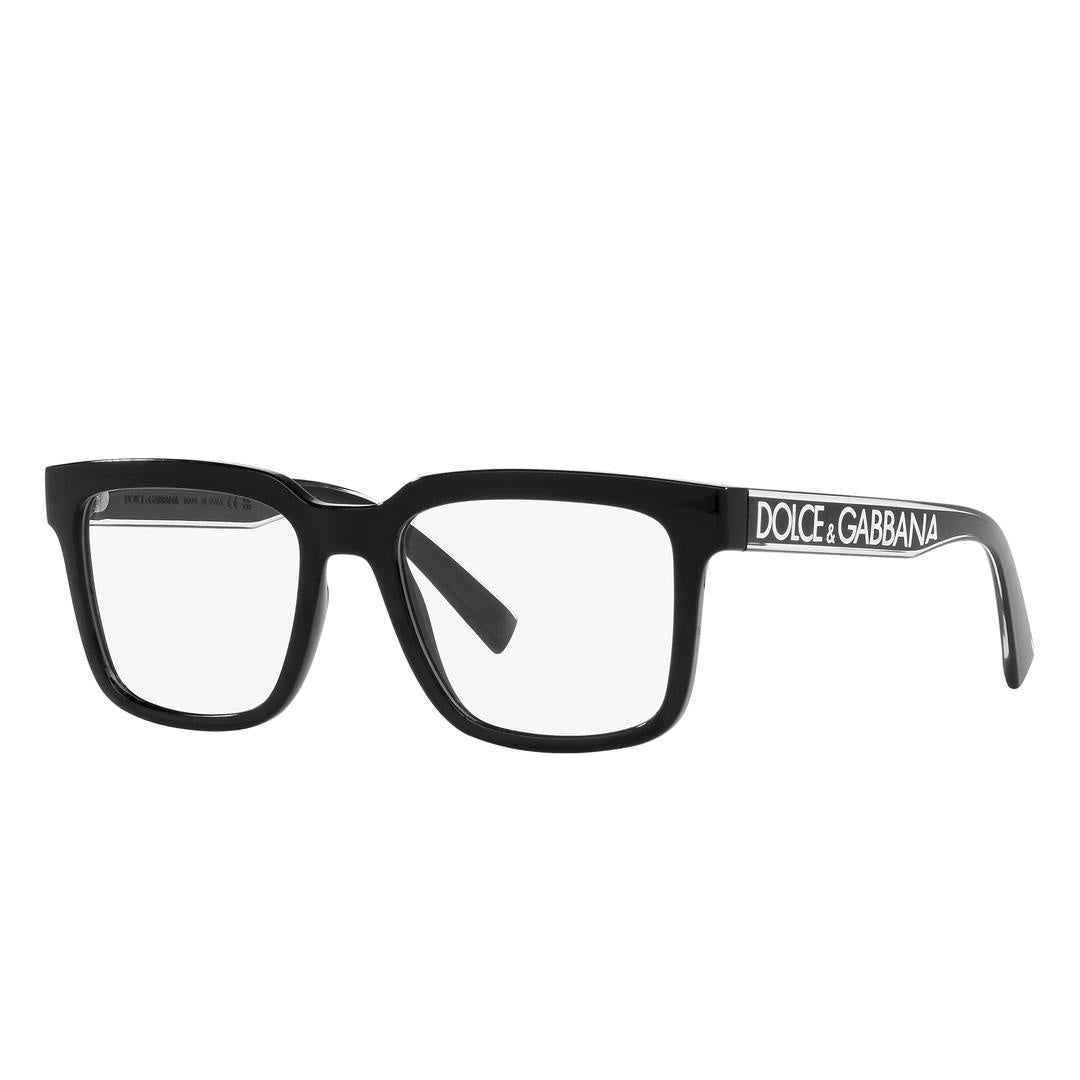 Dolce & Gabbana 5101 Eyeglasses 501 - Black Men Square