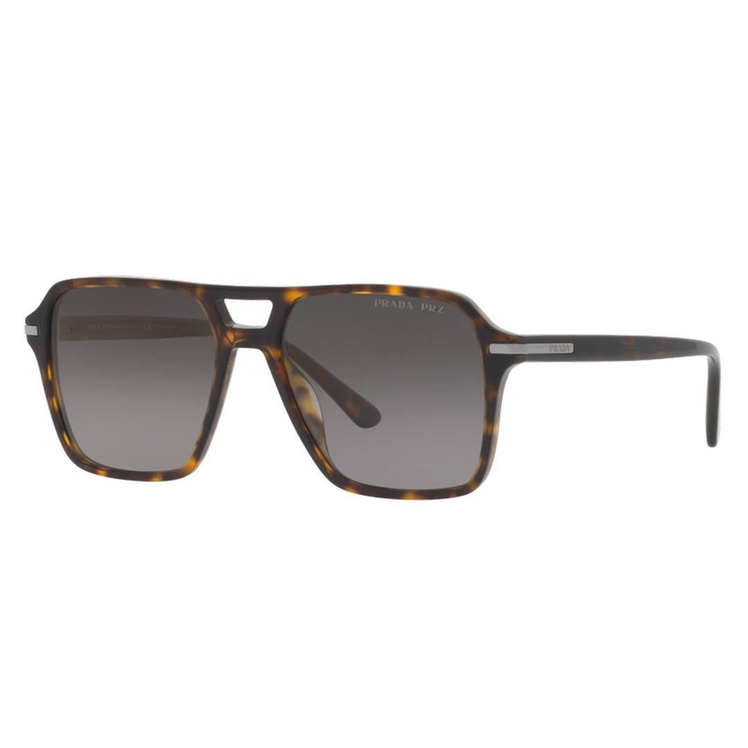Prada Sunglasses PR20YS 2AU09G Dark Havana Grey Gradient Polarized 55 Mm