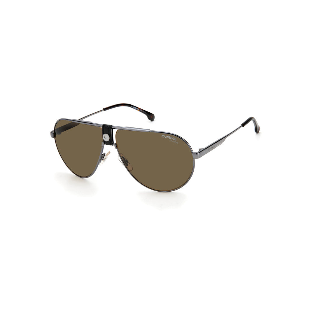 Carrera 1033/S 203370j5g63ha Metal Sunglass Frames For Unisex Adult Full Rim Square Gold With Gradient Brown Shaded Non-Polarized 63-11-140