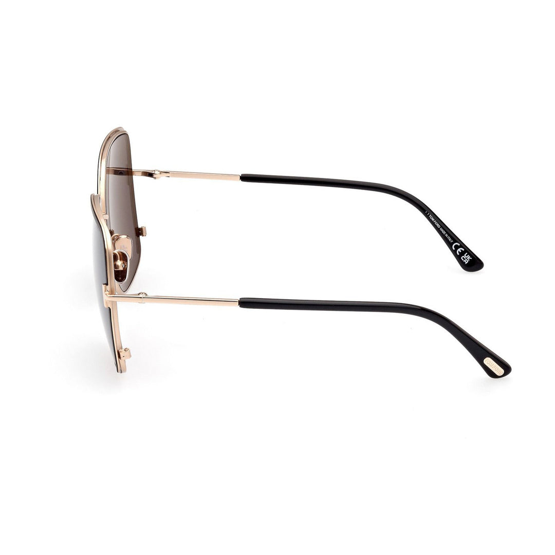 Tom Ford Raphaela FT1006 - 02A 60 Sunglasses - Black Frame, Grey Lenses