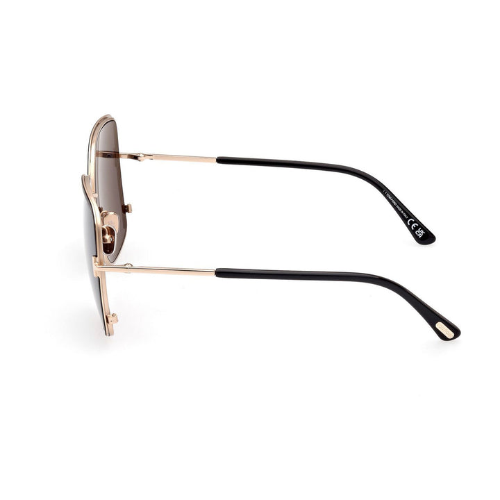 Tom Ford Raphaela FT1006 - 02A 60 Sunglasses - Black Frame, Grey Lenses