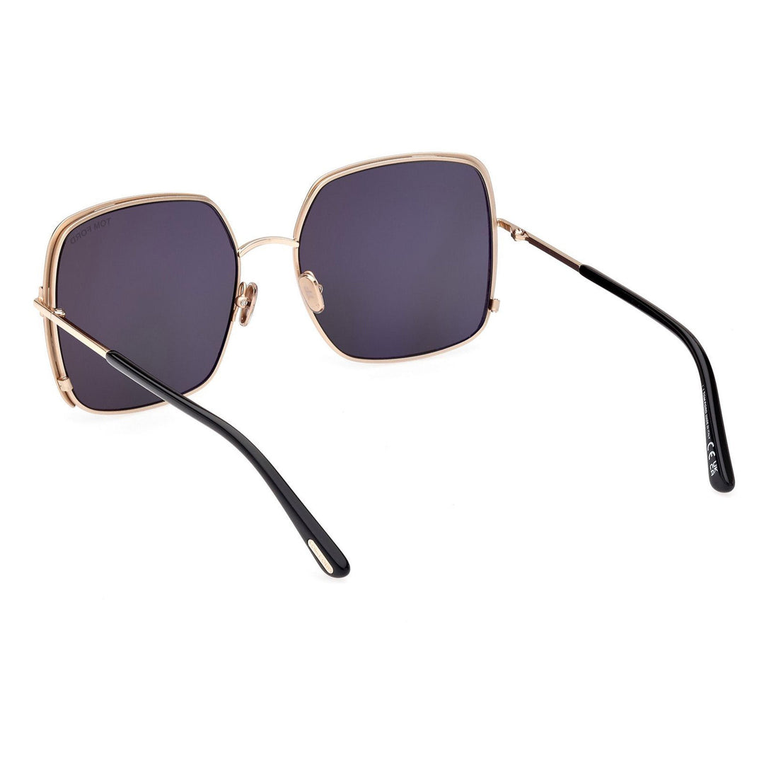 Tom Ford Raphaela FT1006 - 02A 60 Sunglasses - Black Frame, Grey Lenses