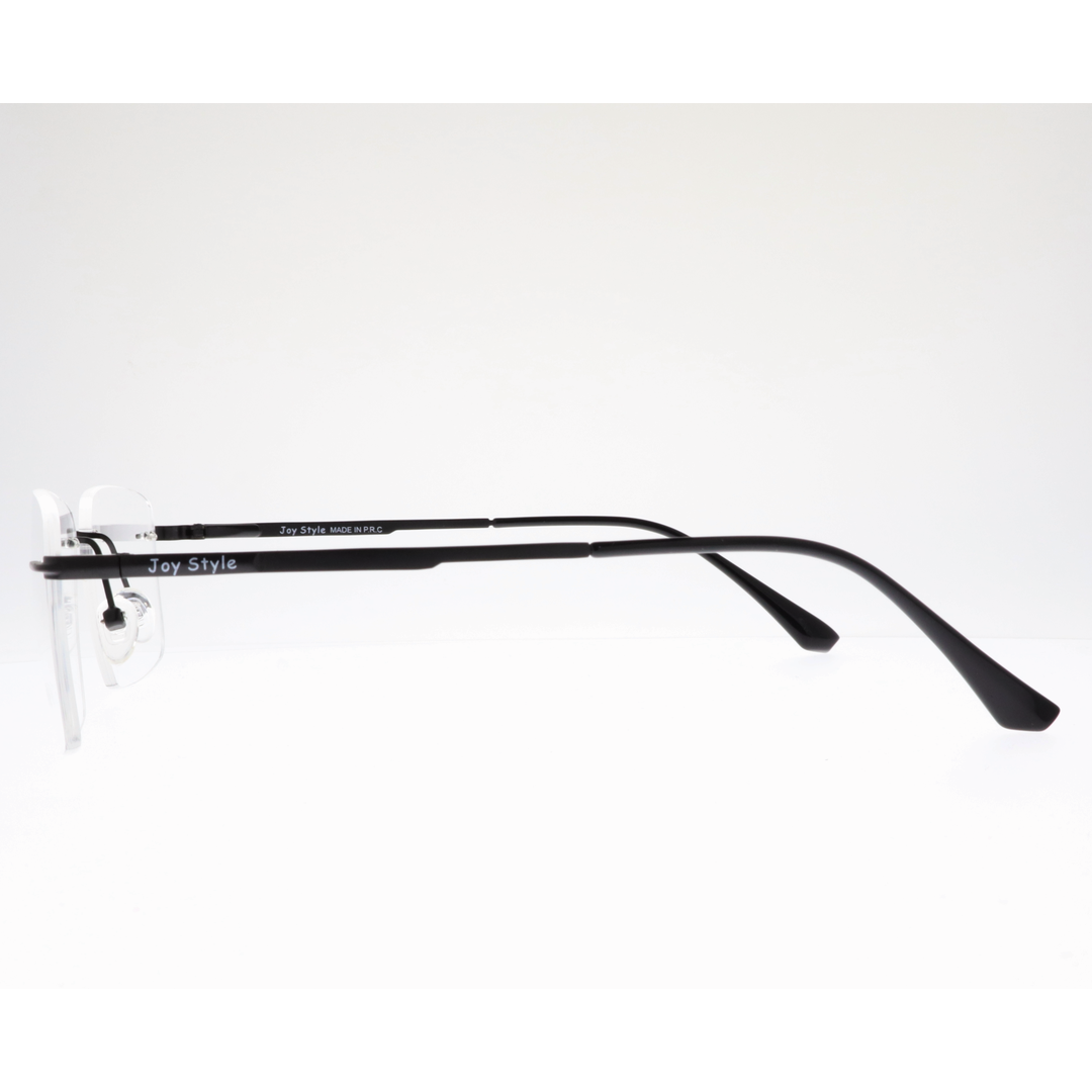 joy style for UNISEX eyeglasses clip Rimless Square shape size 56