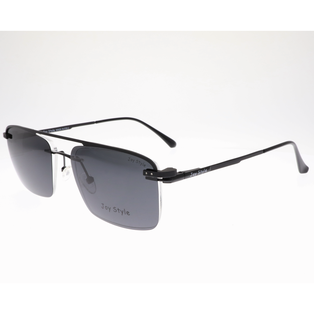 joy style for UNISEX eyeglasses clip Rimless Square shape size 56