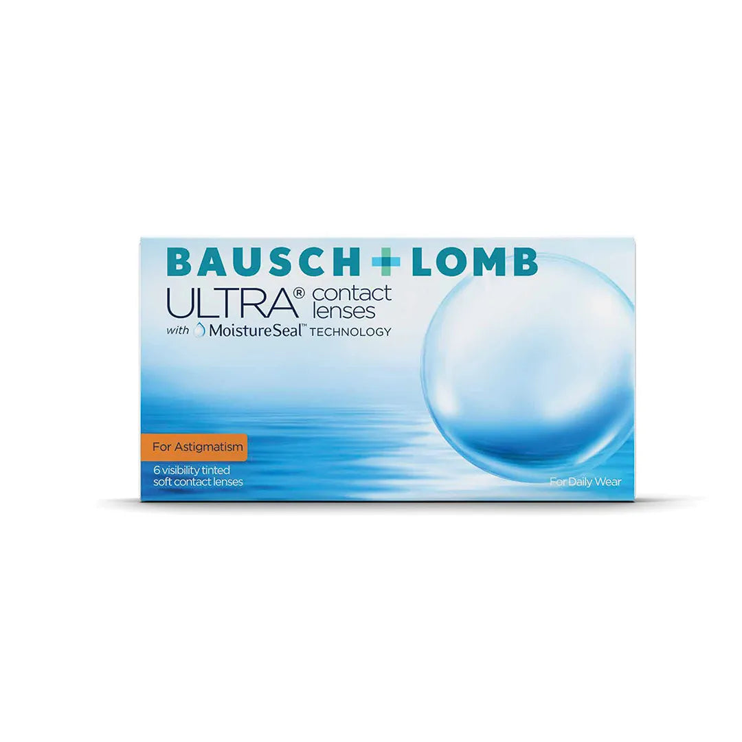 ULTRA MOISTURE SEAL CLEAR CONTACT LENSES FOR ASTIGMATISM PACK OF 6