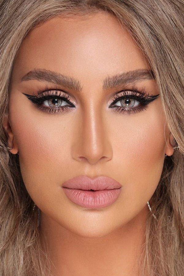 Amara Monthly Colored Contact Lenses - Smoke Gray