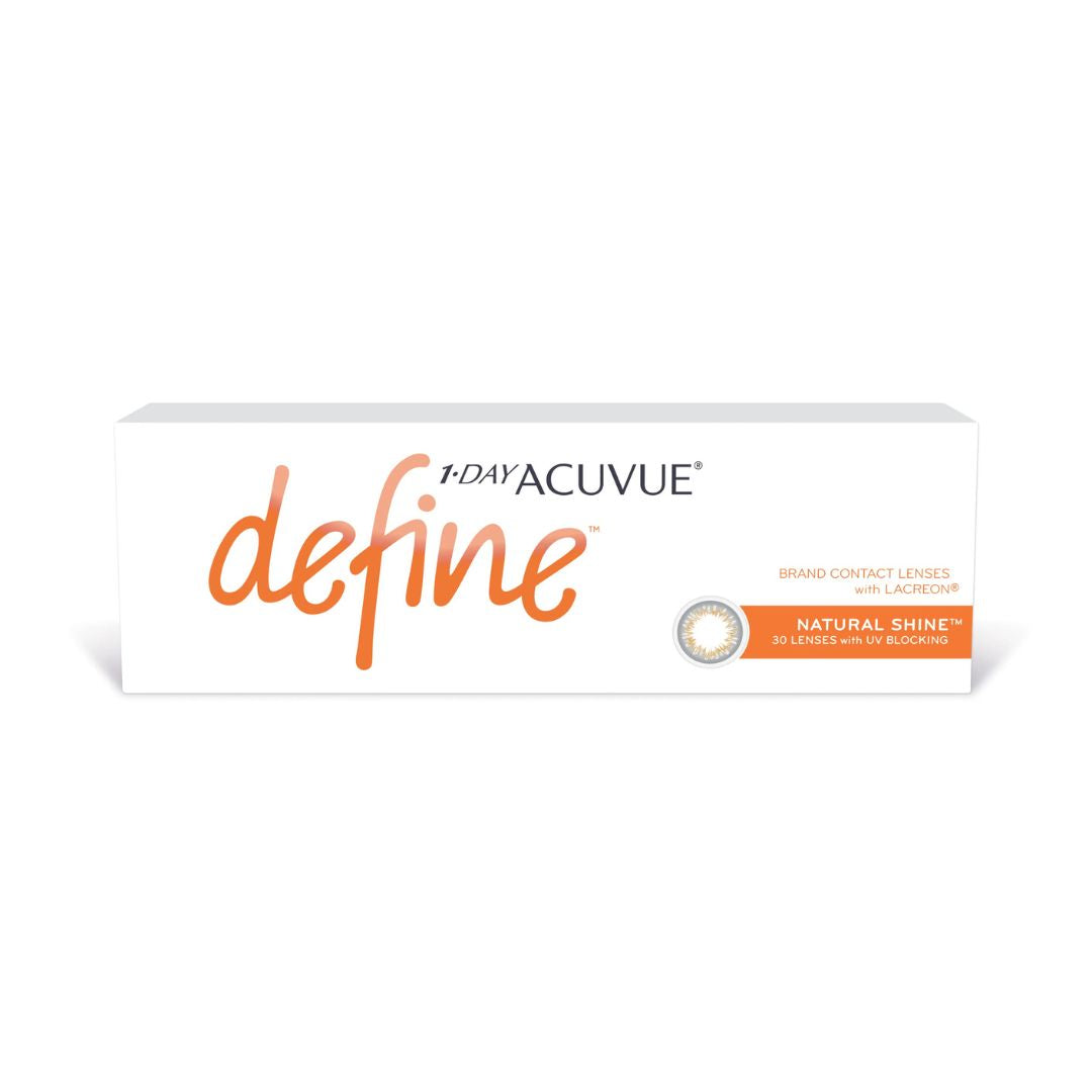 Acuvue Define Natural Shine Daily Colored Contact Lenses - Pack of 30