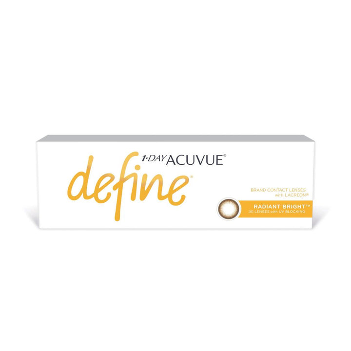 Acuvue Define Radiant Bright Daily Colored Contact Lenses - Pack of 30