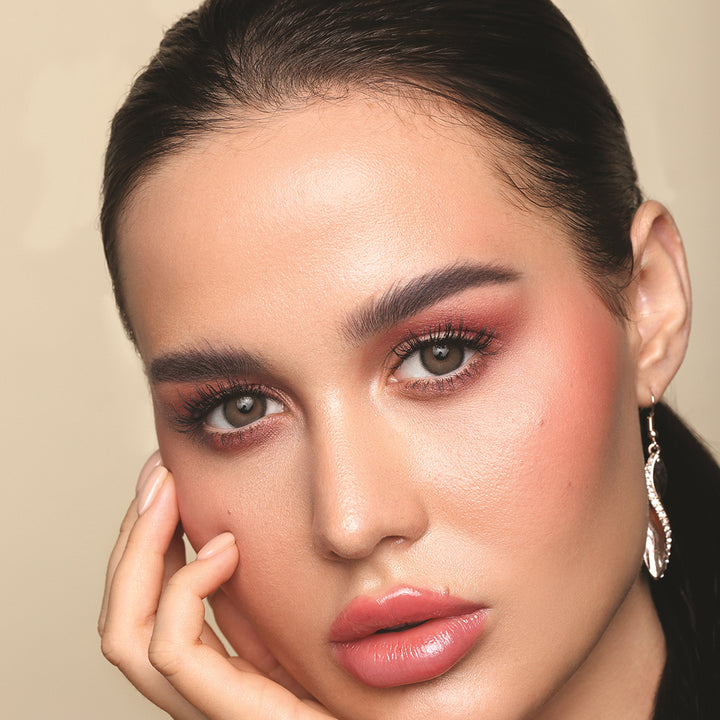 Amara Monthly Colored Contact Lenses - Cappuccino