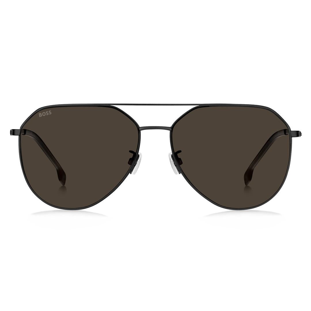 BOSS 1795/F/S Asian Fit 003/IR Men's Sunglasses Black Size 61