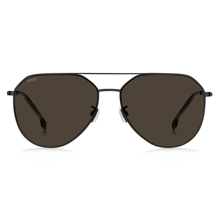 BOSS 1795/F/S Asian Fit 003/IR Men's Sunglasses Black Size 61