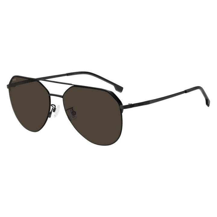 BOSS 1795/F/S Asian Fit 003/IR Men's Sunglasses Black Size 61