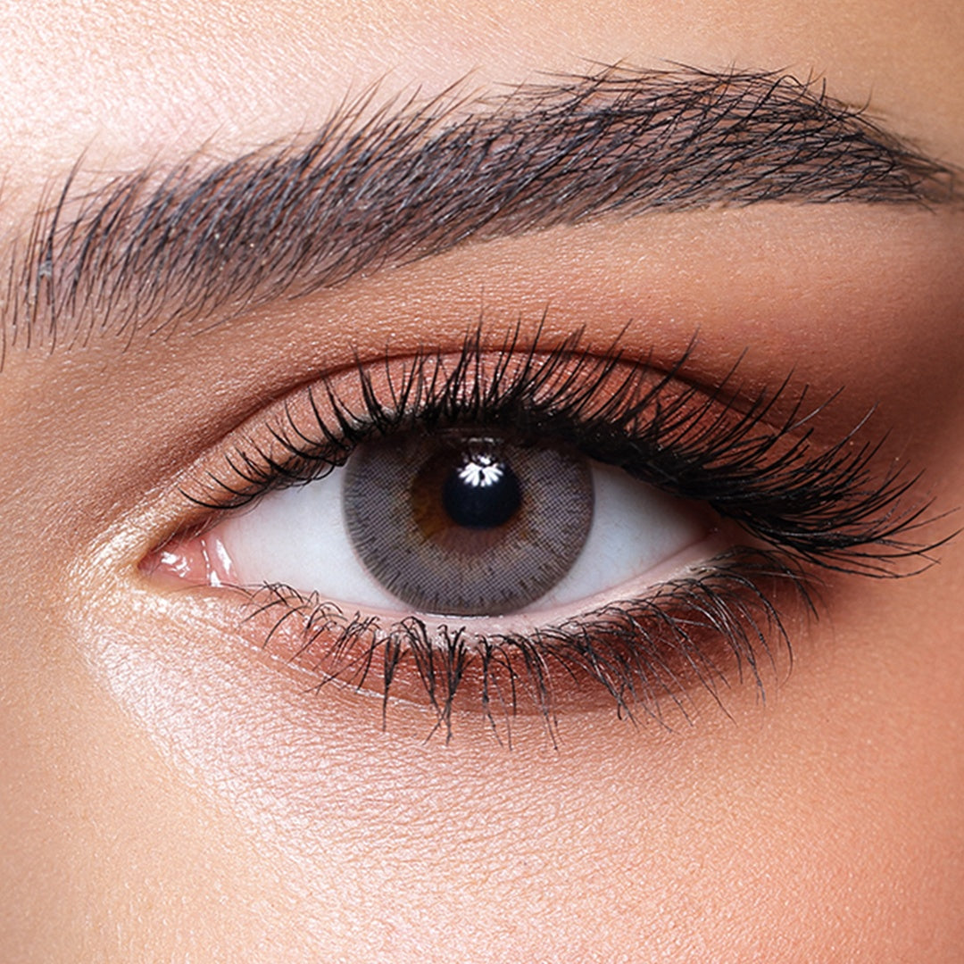 Bella Monthly Colored Contact Lenses - Elite Gray Beige