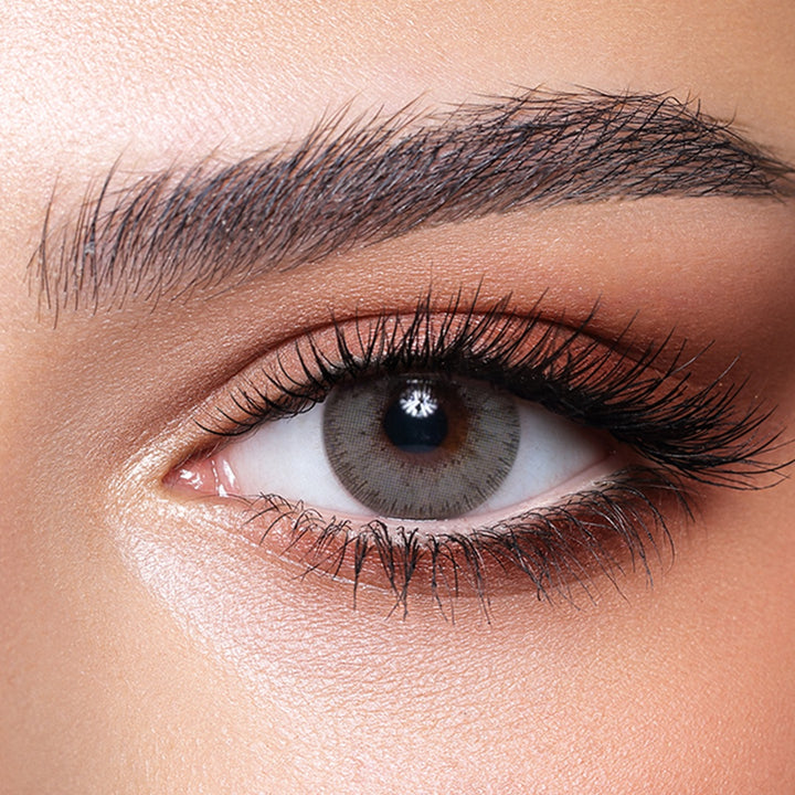 Bella Monthly Colored Contact Lenses - Elite Mint Gray