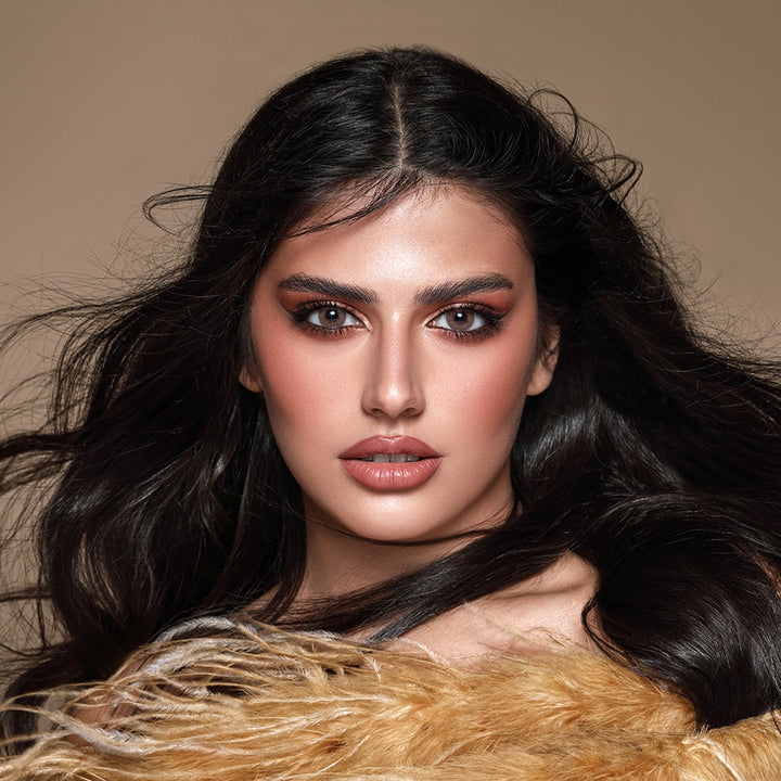Bella Monthly Colored Contact Lenses - Elite Sandy Brown