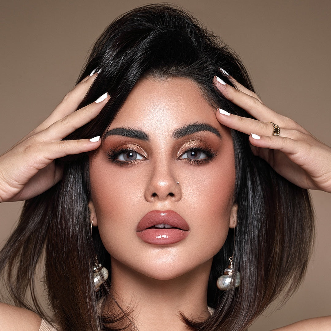 Bella Monthly Colored Contact Lenses - Elite Sandy Gray
