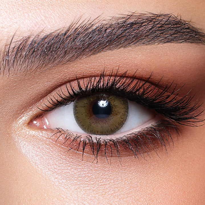 Bella Monthly Colored Contact Lenses - Elite Silky Gold