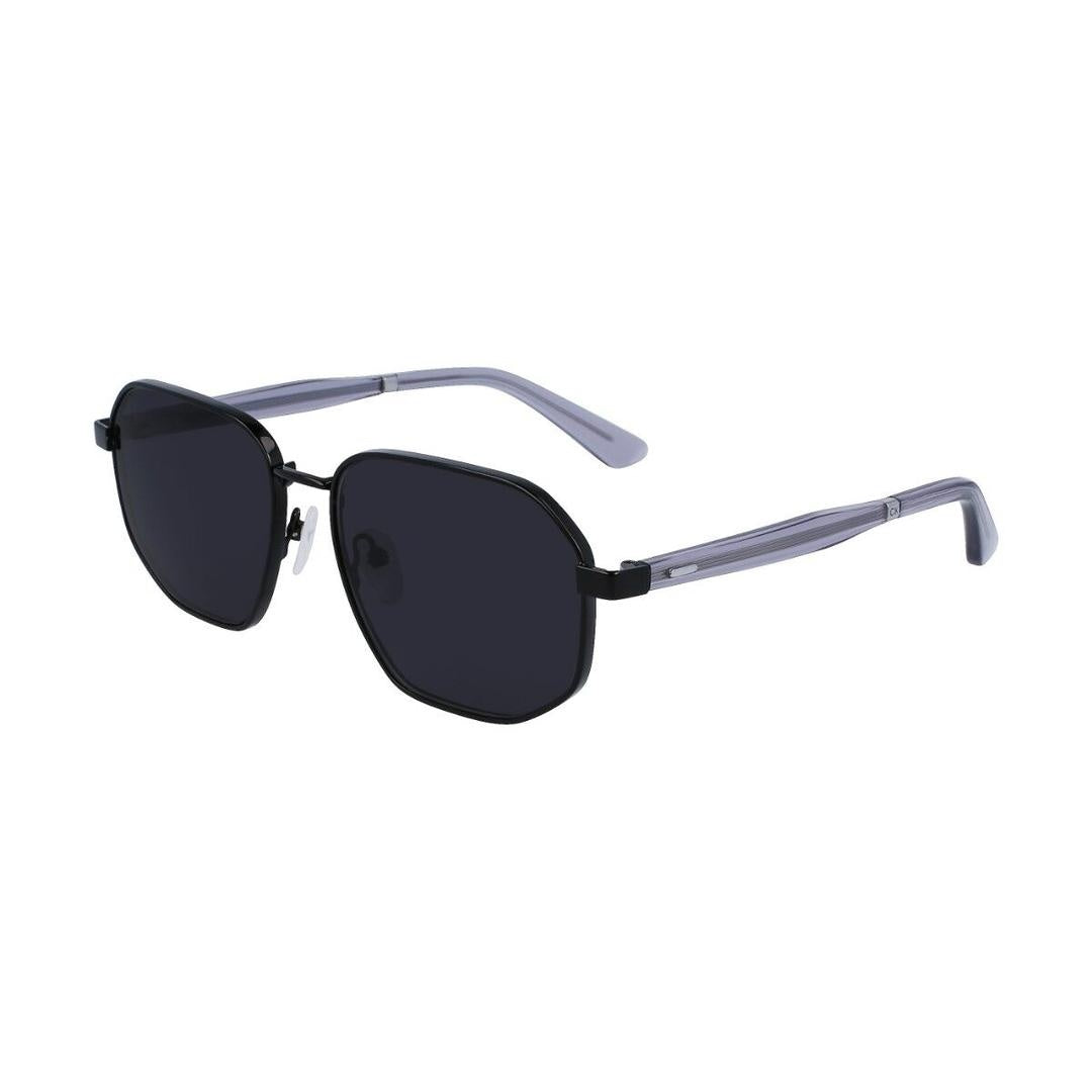 Calvin Klein Man CK23102S 001 Sunglasses Metal Black Grey Squared Normal Normal