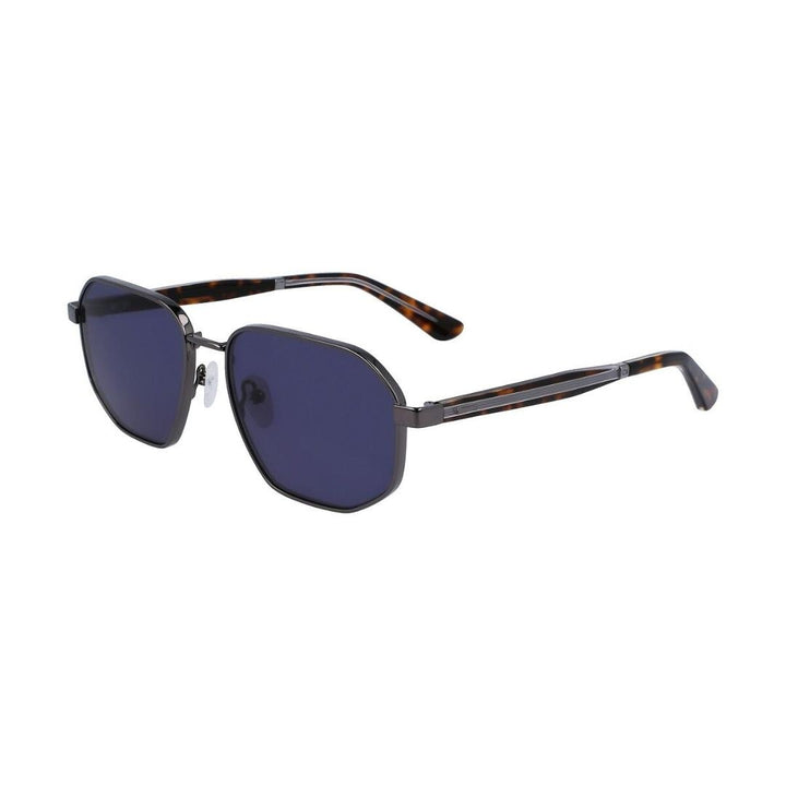 Calvin Klein Man CK23102S 009 Sunglasses Metal Black Grey Squared Normal Normal