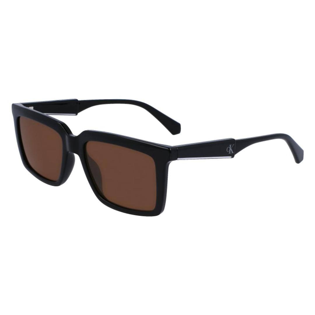 Calvin Klein Mens Acetate Sunglasses with Rectangular Shape CKJ23607S Men - Black - One Size
