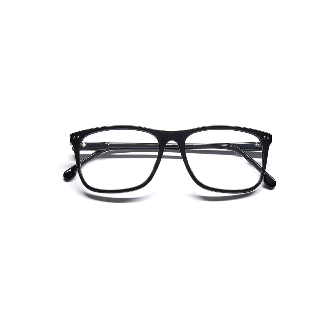 Carrera 2012t 1024348075016 Acetate Optical Frames For Unisex Teenager (11-15) Full Rim Rectangular Black  Non-Polarized 52-16-135