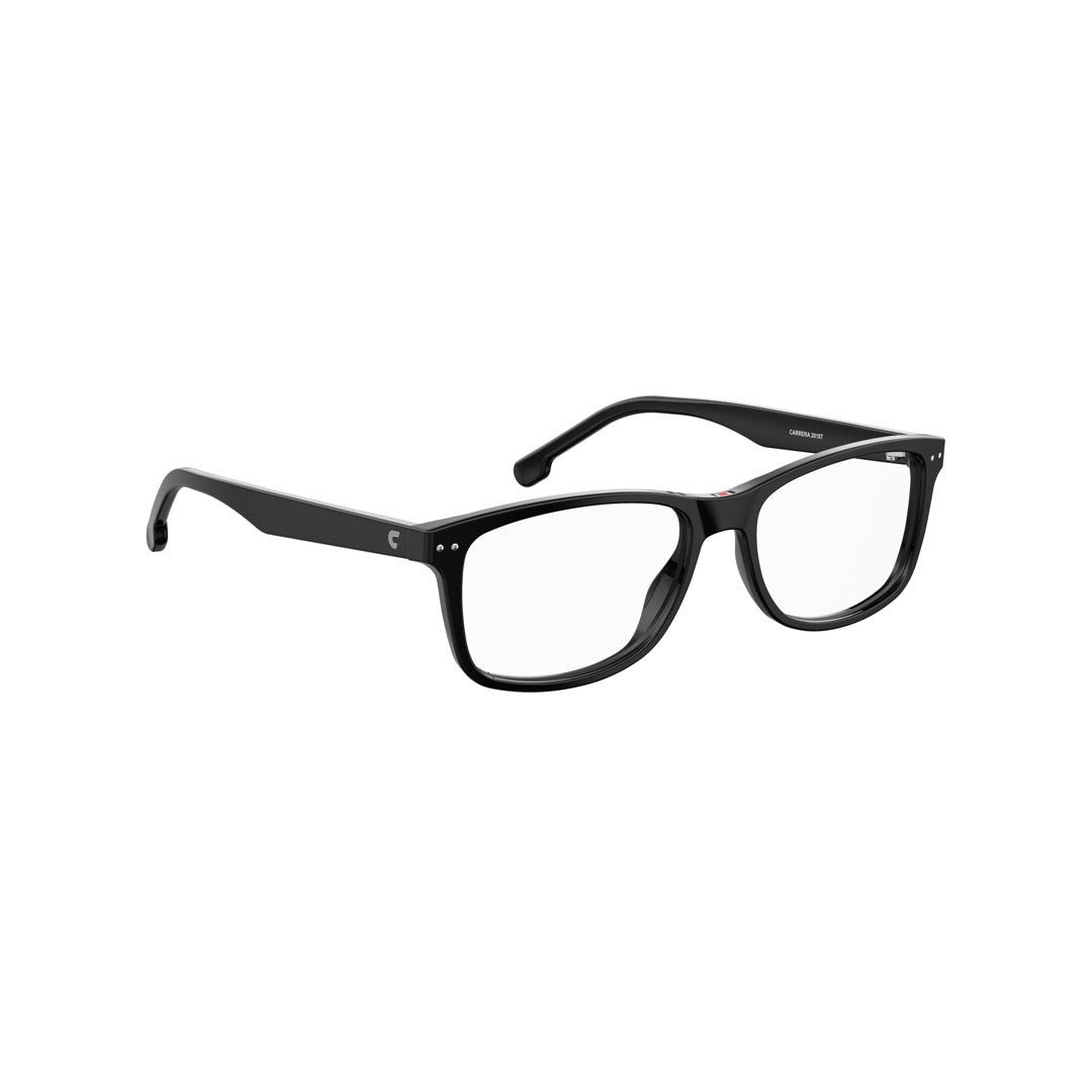 Carrera 2018t 1034738074916 Acetate Optical Frames For Unisex Teenager (11-15) Full Rim Rectangular Black  Non-Polarized 51-16-135