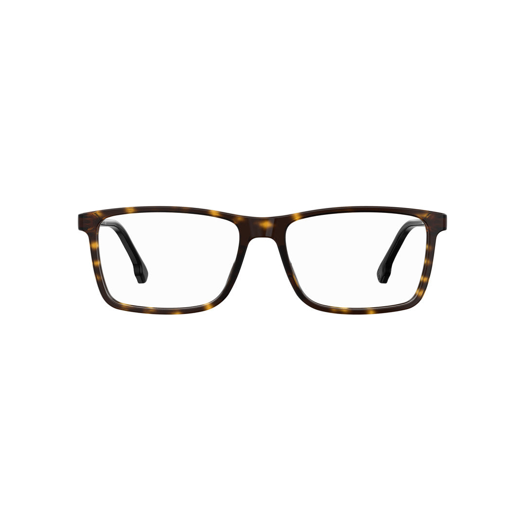 Carrera 225 1031160865416 Acetate Optical Frames For Men Full Rim Rectangular Havana  Non-Polarized 56-17-145