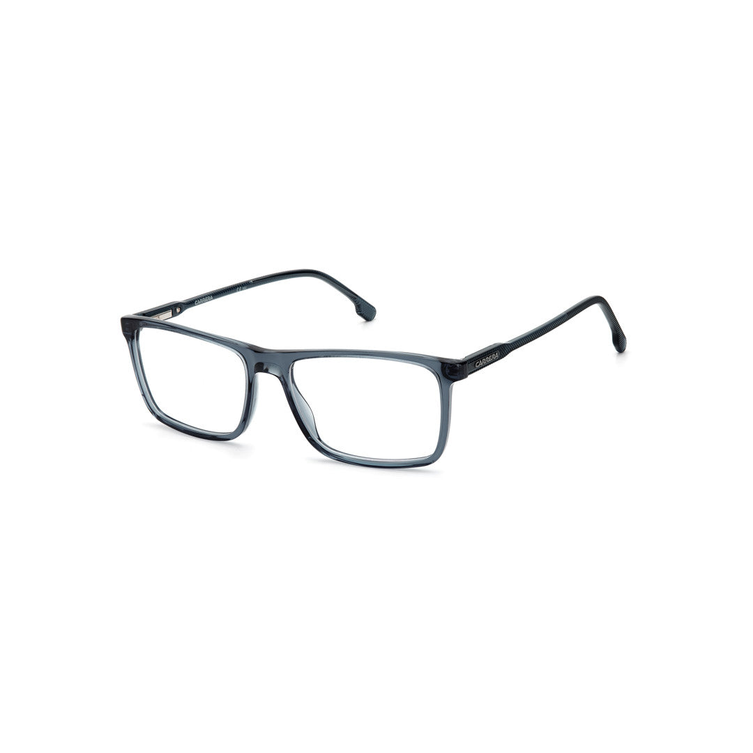 Carrera 225 103116pjp5416 Acetate Optical Frames For Men Full Rim Rectangular Blue  Non-Polarized 56-17-145